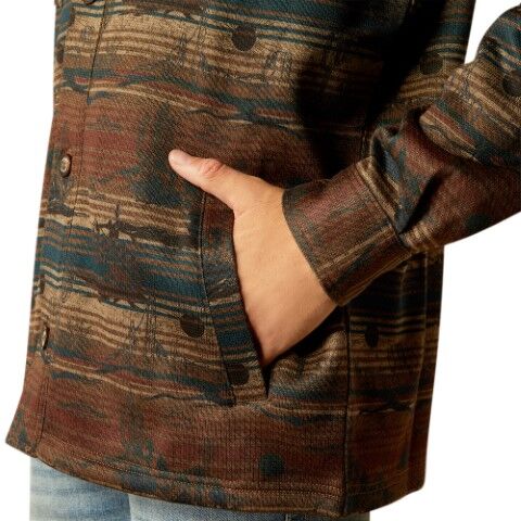 Ariat Men's Caldwell Printed Shirt Jacket