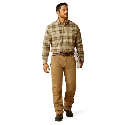 Ariat Men's Rebar Flannel DuraStretch Work Shirt