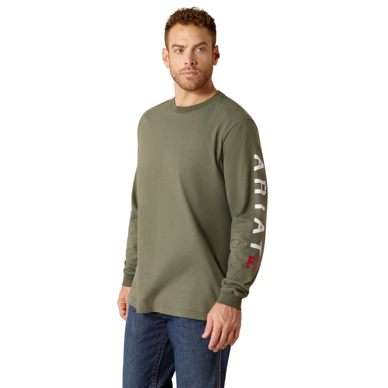 Ariat Men's FR Roughneck Skull Logo T-Shirt