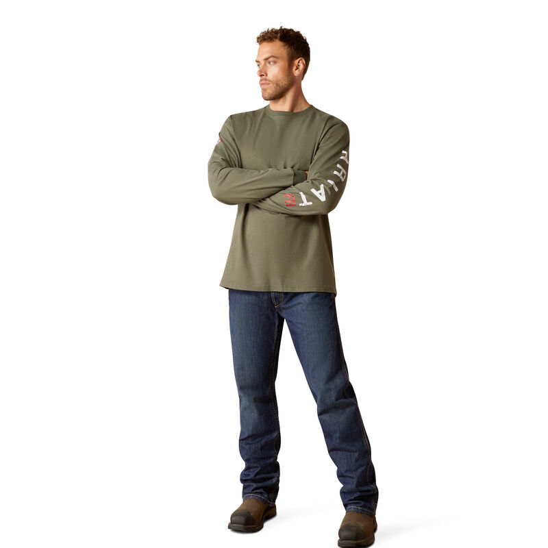 Ariat Men's FR Roughneck Skull Logo T-Shirt