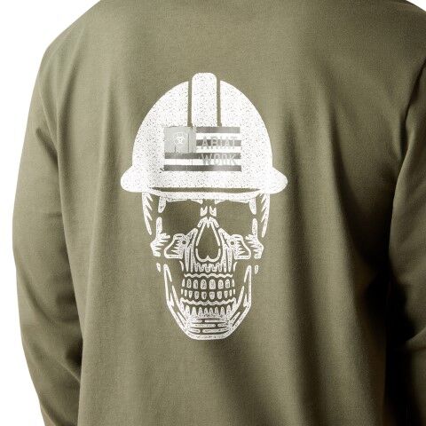 Ariat Men's FR Roughneck Skull Logo T-Shirt