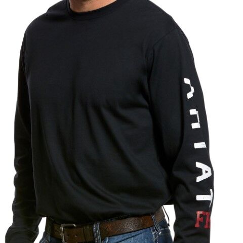 Ariat Men's Flame Resistant Roughneck Skull Logo T-Shirt