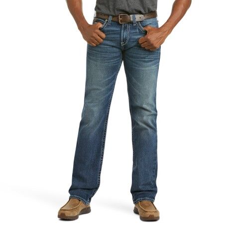 Ariat Men's M7 Rocker Stretch Coltrane Stackable Straight Leg Jean in Silverton