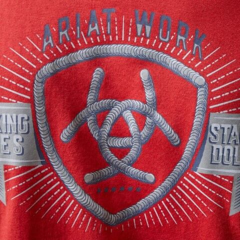 Ariat Men's Rebar Cotton Strong Stacking Dimes Long Sleeve T-Shirt