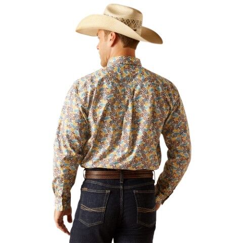 Ariat Men's Wrinkle Free Iker Classic Fit Shirt