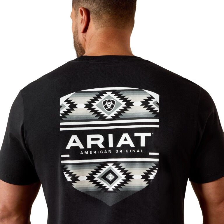 Ariat Men's Canyon Aztec Shield Short Sleeve T-Shirt