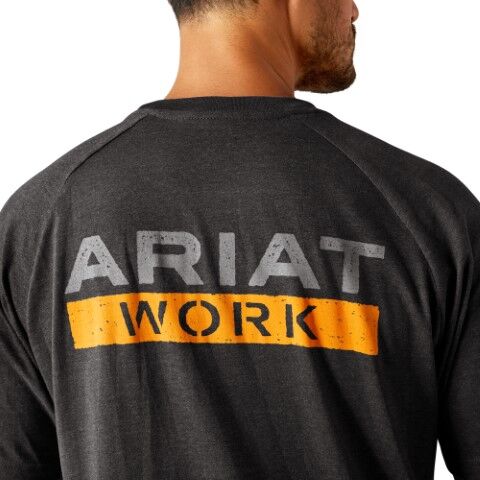 Ariat Men's Rebar Cotton Strong Logo T-Shirt