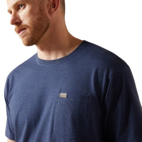 Ariat Men's Rebar Cotton Standard Pocket T-Shirt