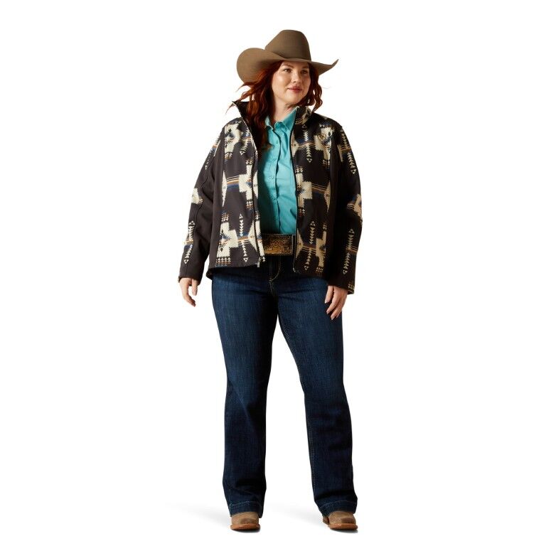 Ariat Women's Ariat Logo Softshell Print Jacket
