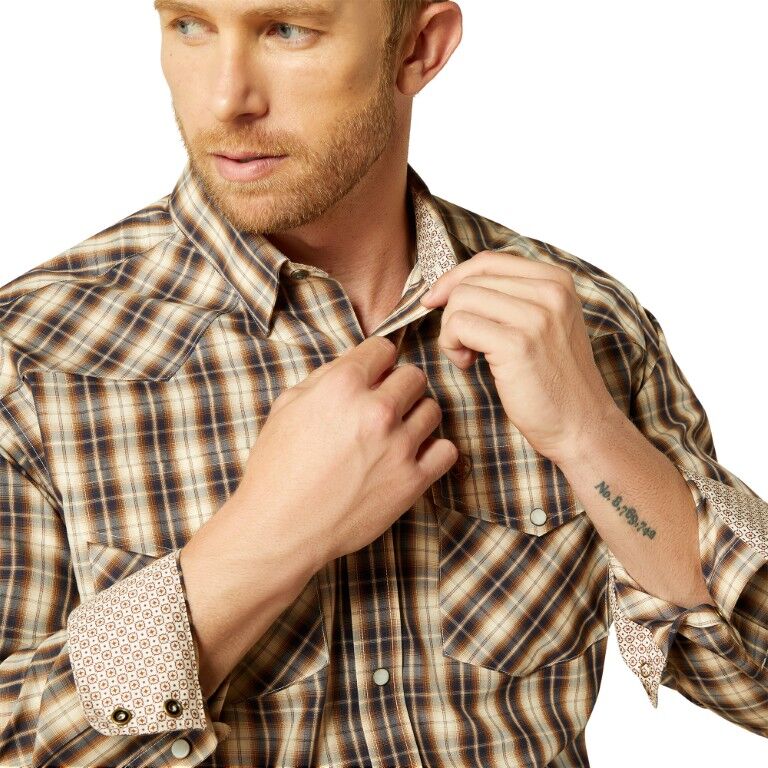 Ariat Men's Wrinkle Free Ethan Classic Fit Shirt