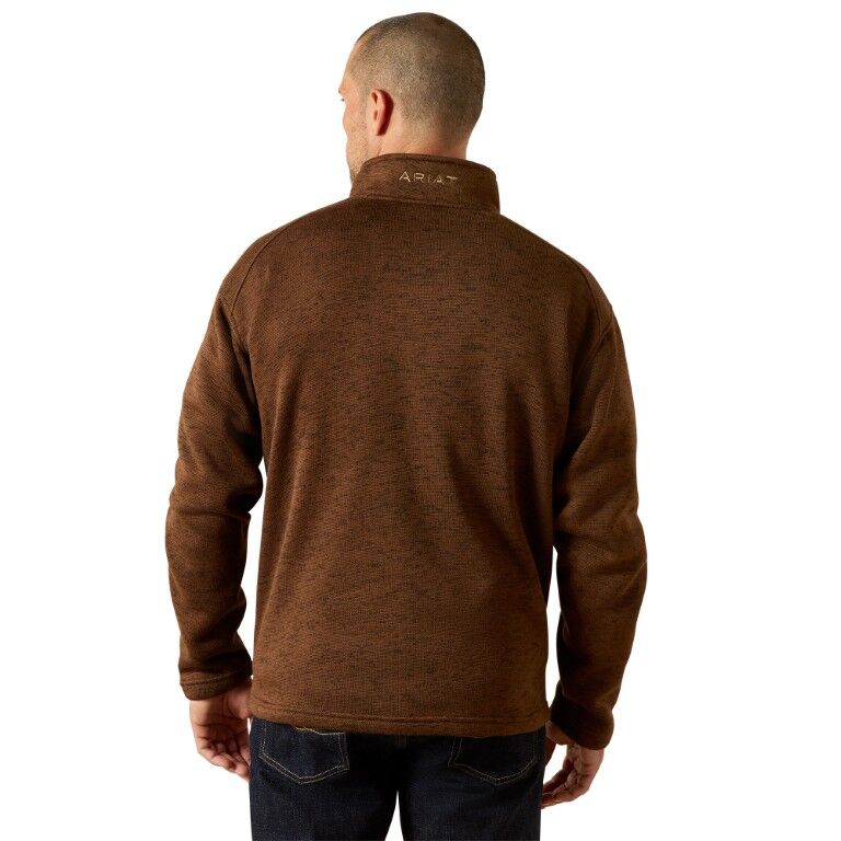 Ariat Men's Caldwell Logo 1/4 Zip Sweater