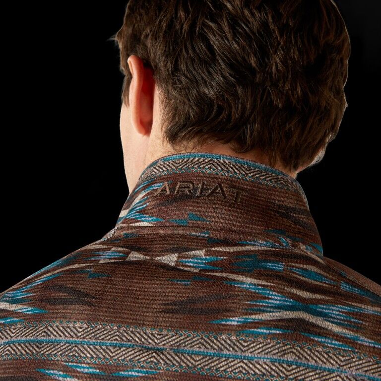 Ariat Men's Caldwell Logo 1/4 Zip Sweater