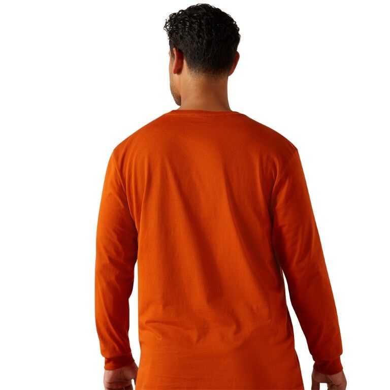 Ariat Men's Rebar Cotton Strong Standard Logo Pocket T-Shirt