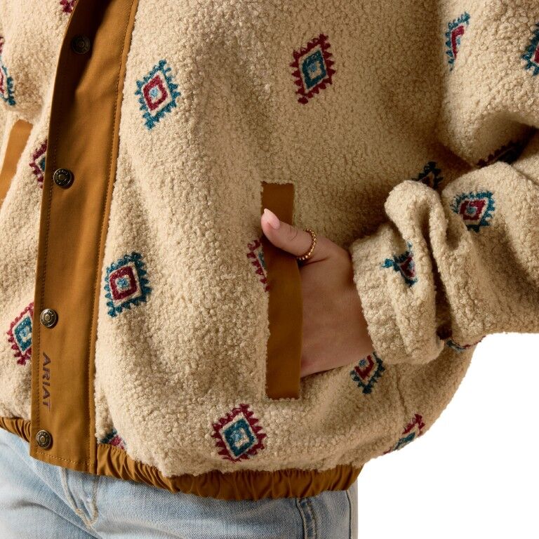 Ariat Women's Sherpa Blocked Jacked