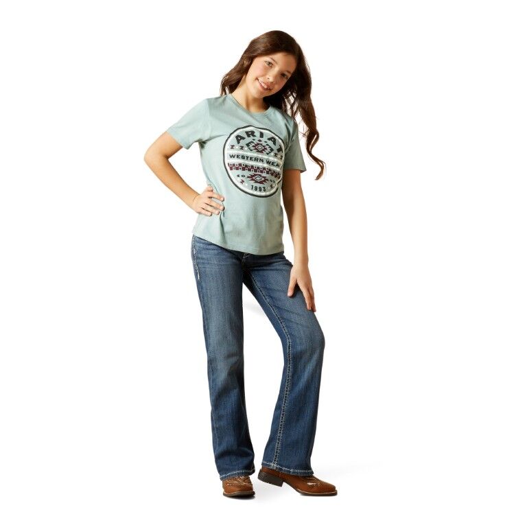 Ariat Girl's Ariat SW Brand Lock Up T-Shirt