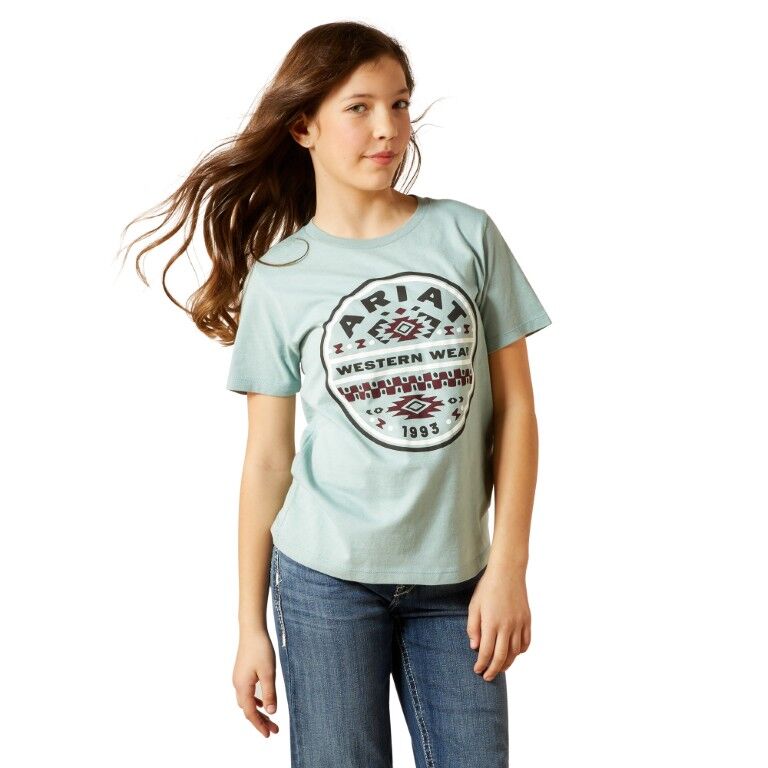 Ariat Girl's Ariat SW Brand Lock Up T-Shirt