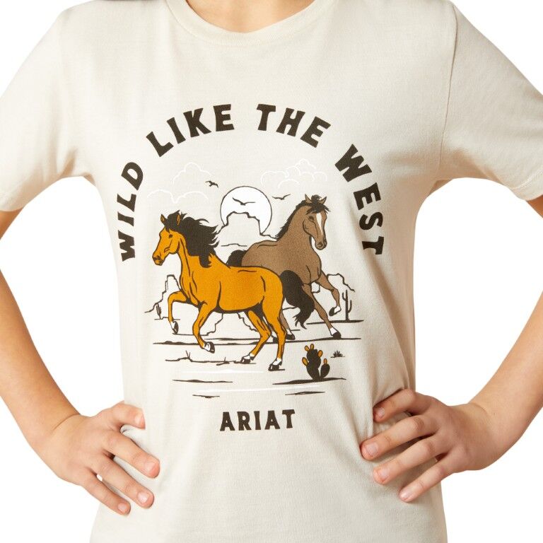 Ariat Girl's Ariat Wild Like the West T-Shirt