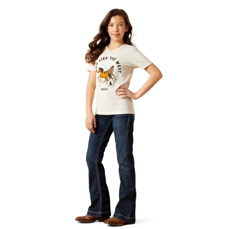 Ariat Girl's Ariat Wild Like the West T-Shirt