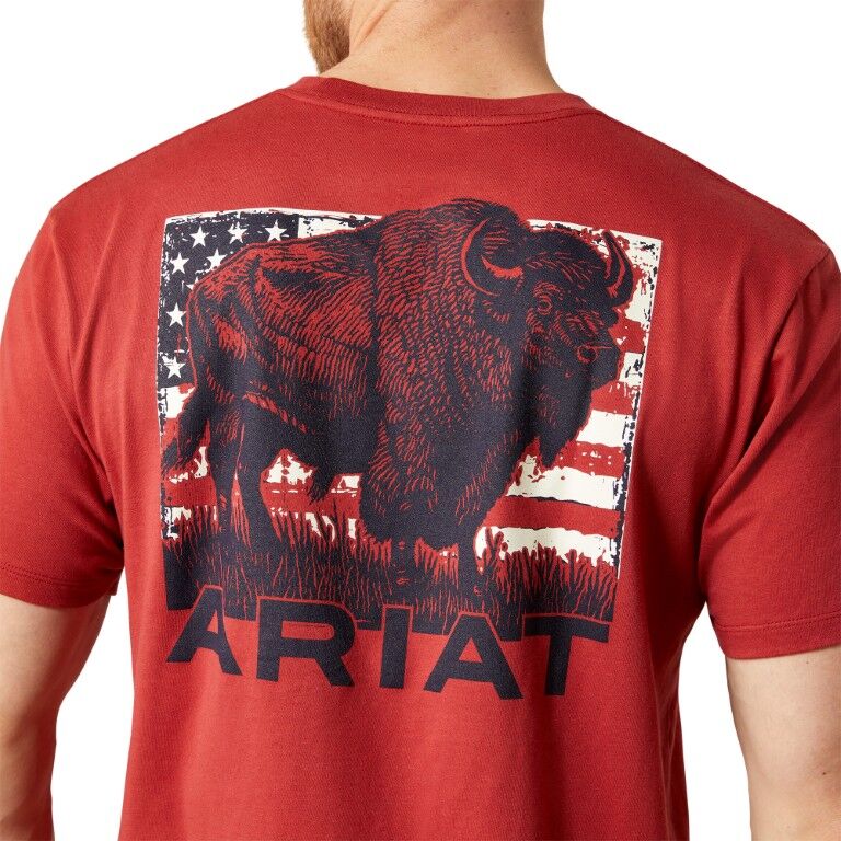 Ariat Men's Ariat Buffalo Flag T-Shirt