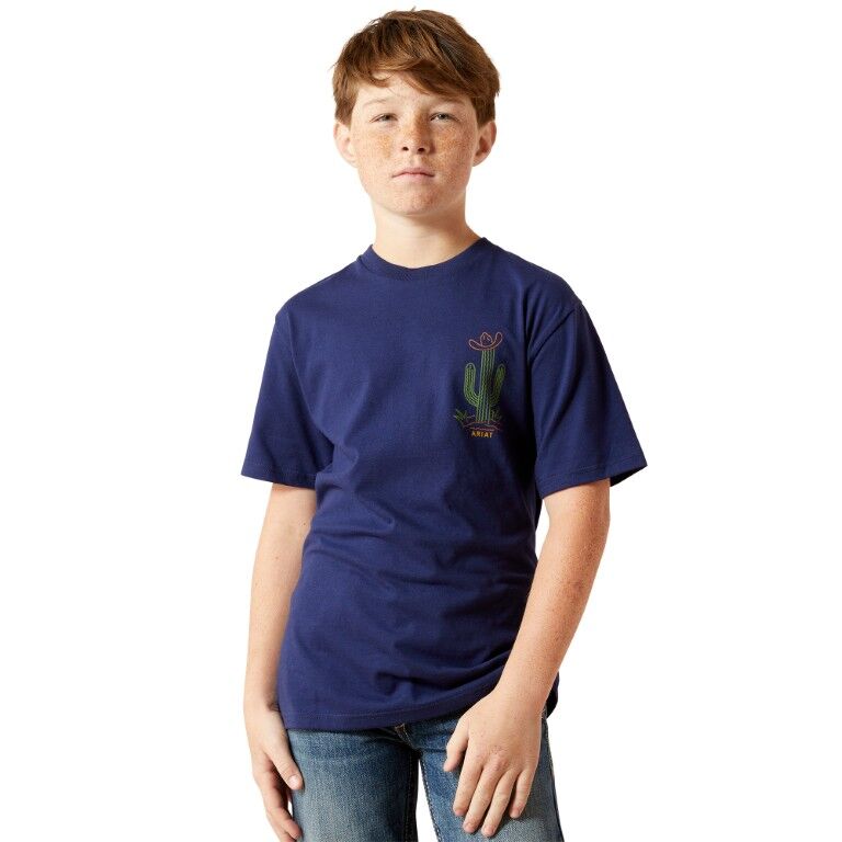 Ariat Boy's Ariat Neon Cactus T-Shirt