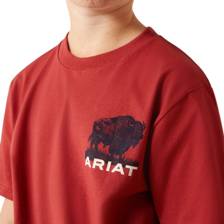 Ariat Boy's Ariat Buffalo Flag T-Shirt