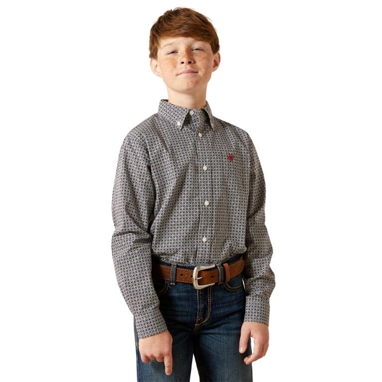 Ariat Boy's Tobias Classic Fit Shirt