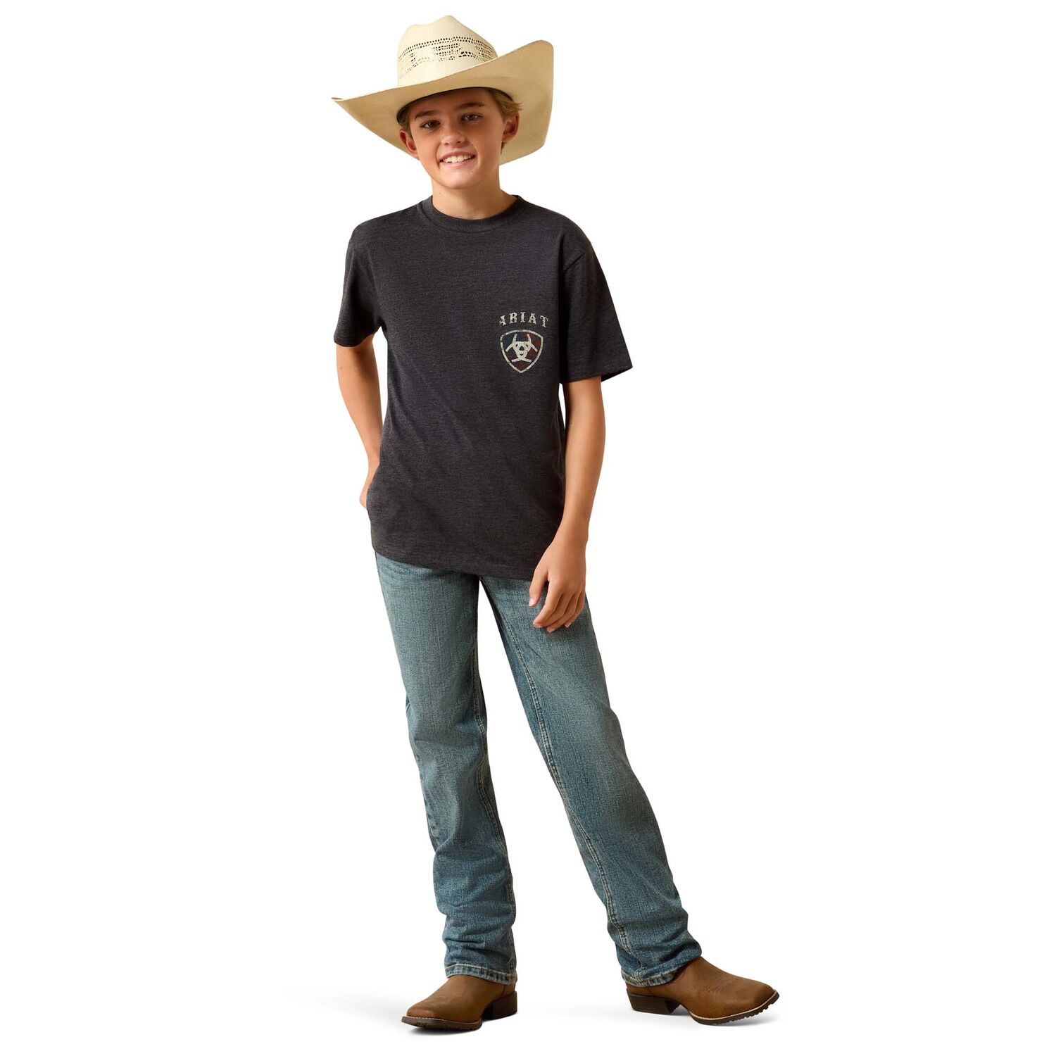 Ariat Boy's Ariat American Bison T-Shirt