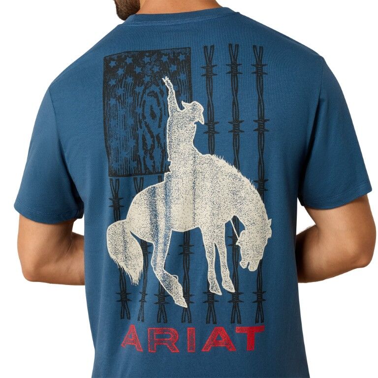 Ariat Men's Flag Bronco Short Sleeve T-Shirt