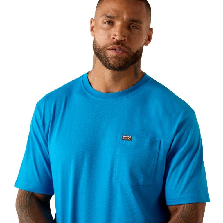 Ariat Men's Cotton Strong Standard Pocket Short Sleeve T-Shirt