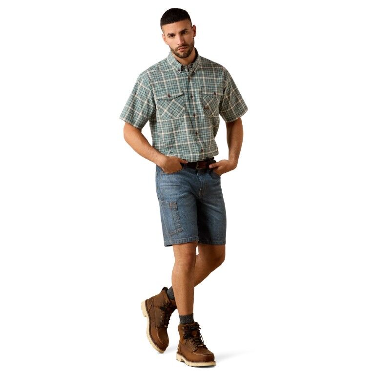 Ariat Men's Made Tough Durastretch Short Sleeve Work Shirt