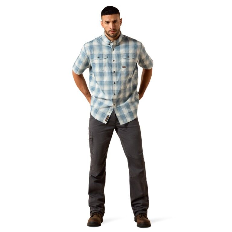 Ariat Men's Made Tough VentTEK Durastretch Short Sleeve Work Shirt