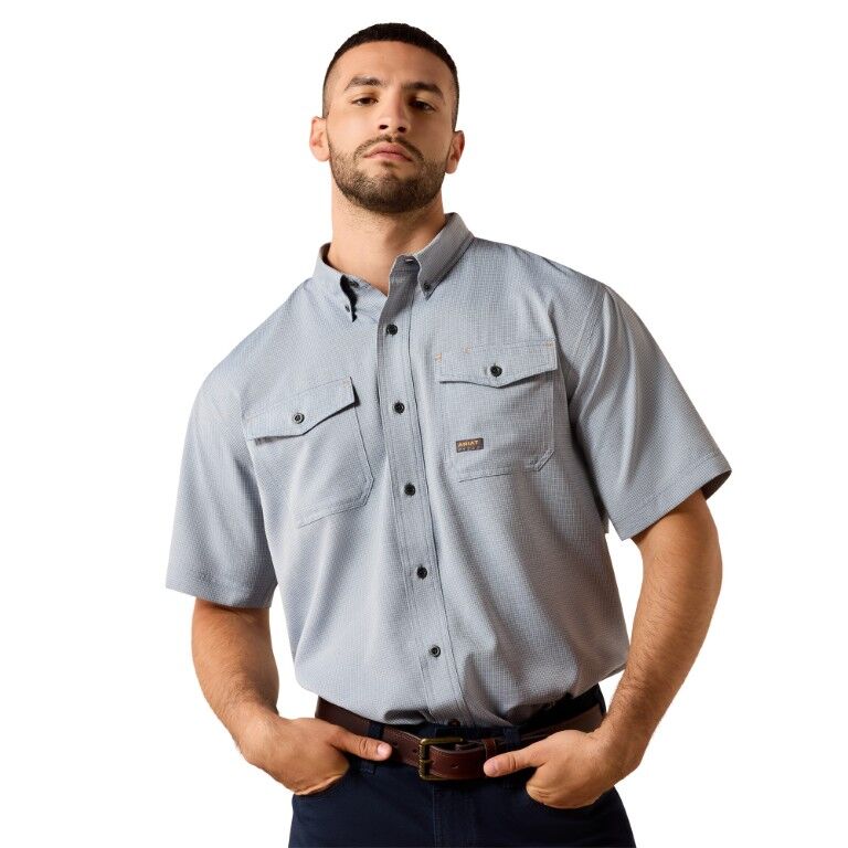 Ariat Men's Made Tough VentTEK Durastretch Short Sleeve Work Shirt
