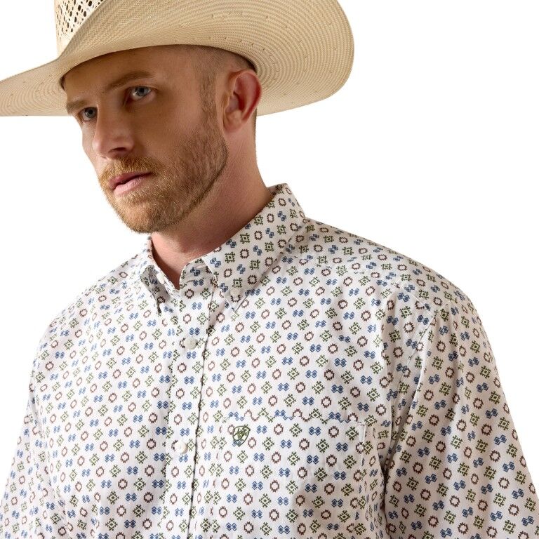 Ariat Men's Timeless Lands Seton Classic Short Sleeve Shirt