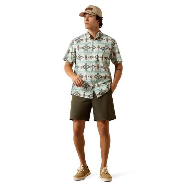Ariat Men's Muir Woods Pipsea Trail Maxus Modern Short Sleeve Shirt