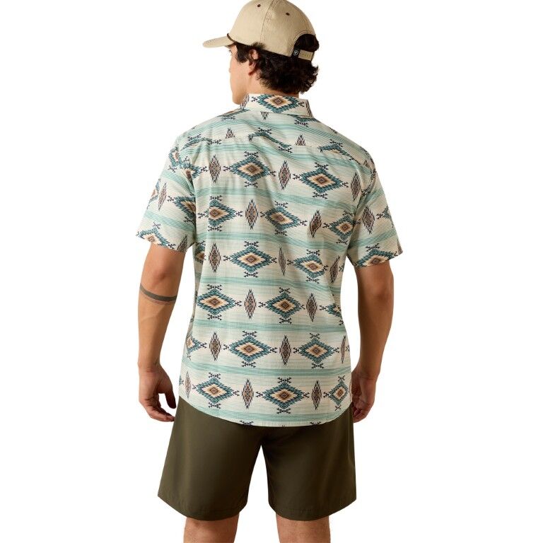 Ariat Men's Muir Woods Pipsea Trail Maxus Modern Short Sleeve Shirt