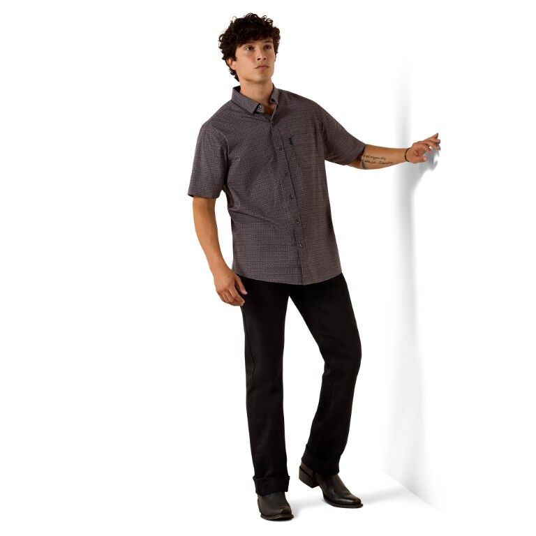 Ariat Men's Muir Woods Pipsea Trail Maxus Modern Short Sleeve Shirt