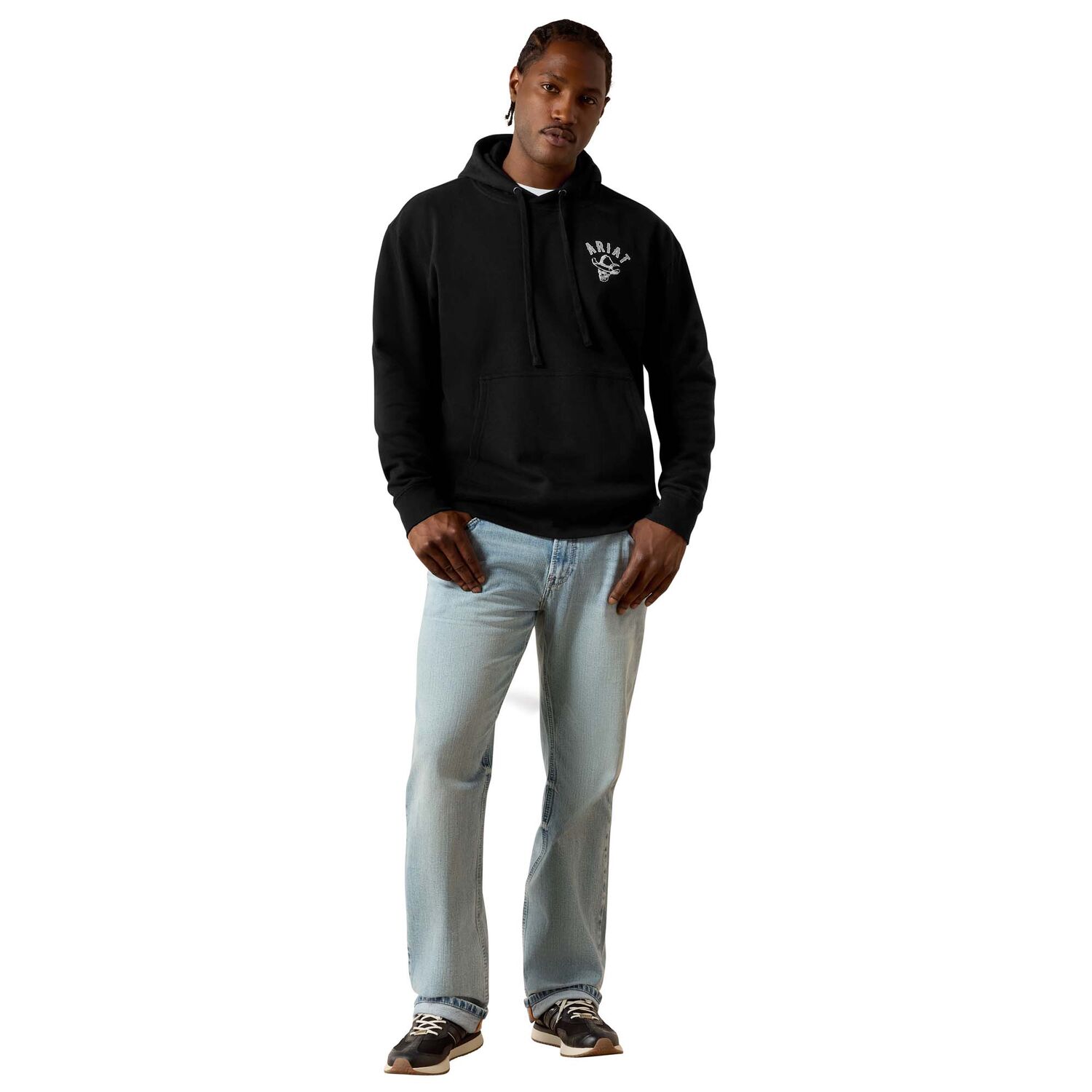 Ariat Men's Ariat Stitched Skull Hoodie