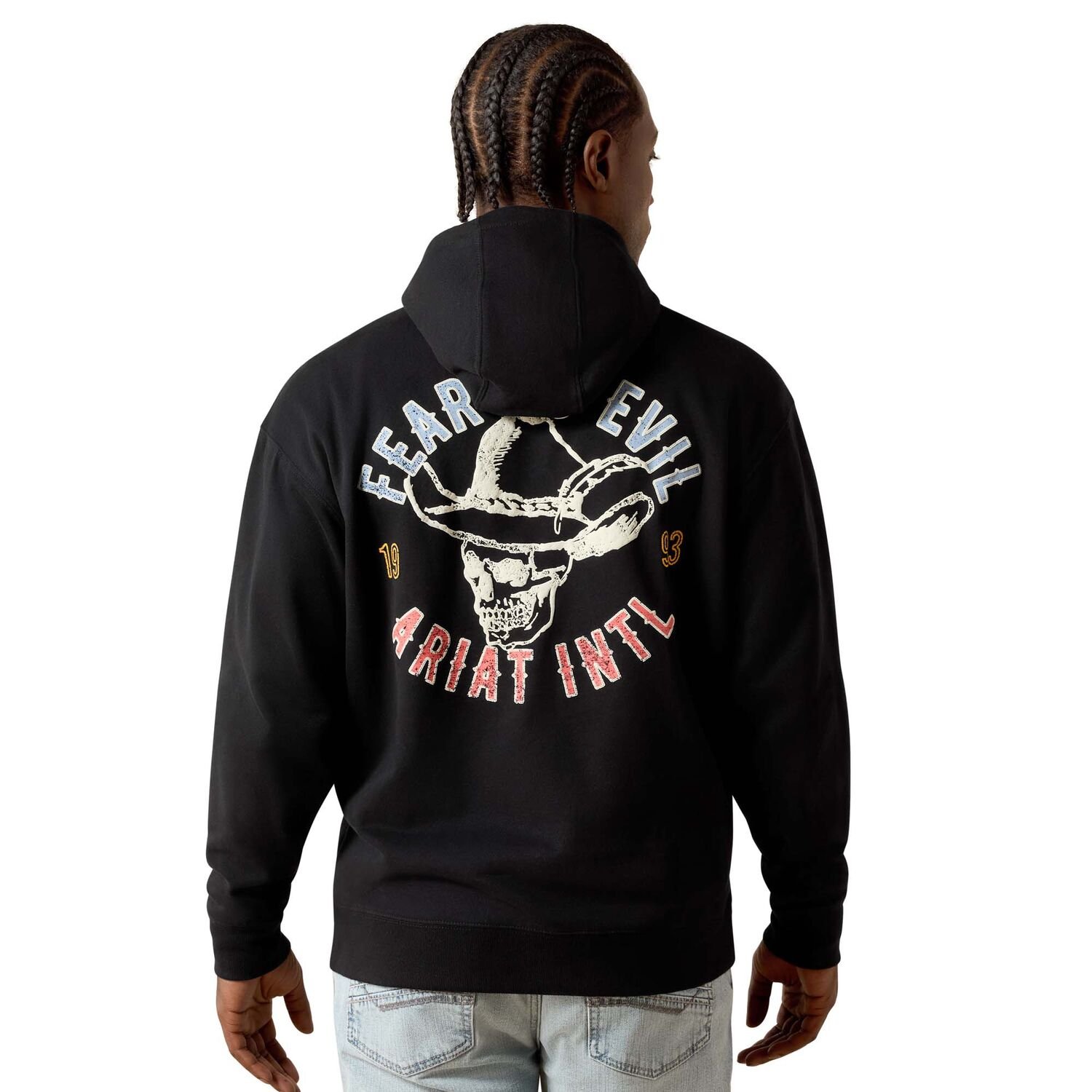 Ariat Men's Ariat Stitched Skull Hoodie