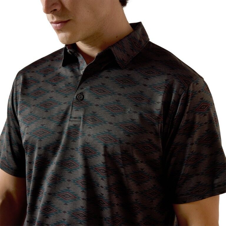 Ariat Men's All Over Print Polo
