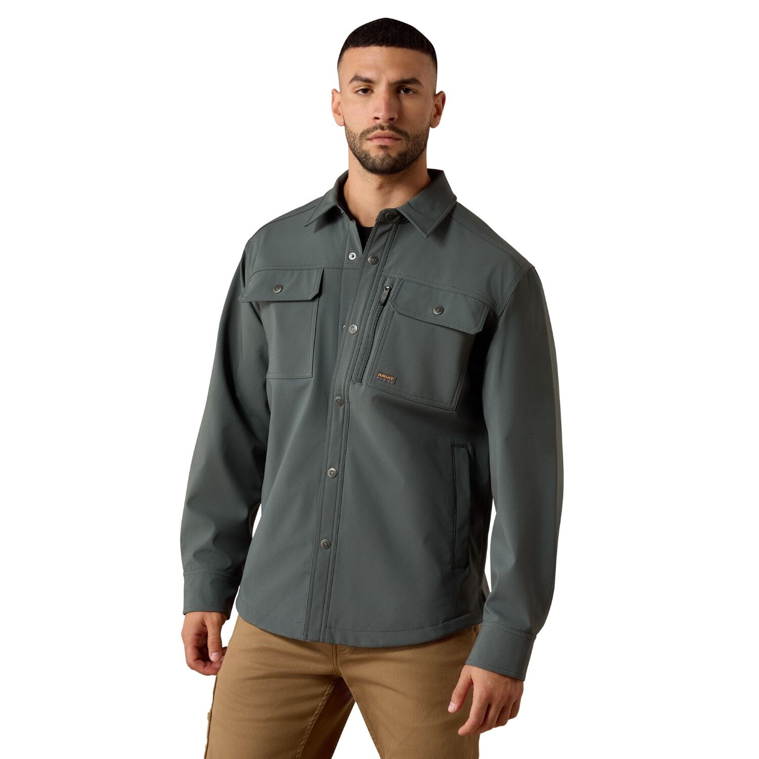 Ariat Men's Rebar DuraStretch Utility Softshell Shirt Jacket