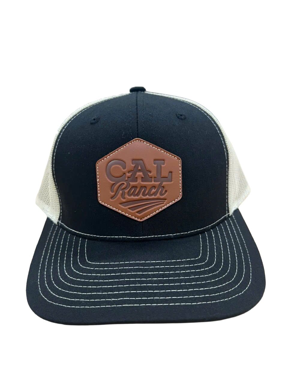 C-A-L Ranch Logo Leather Patch Hat
