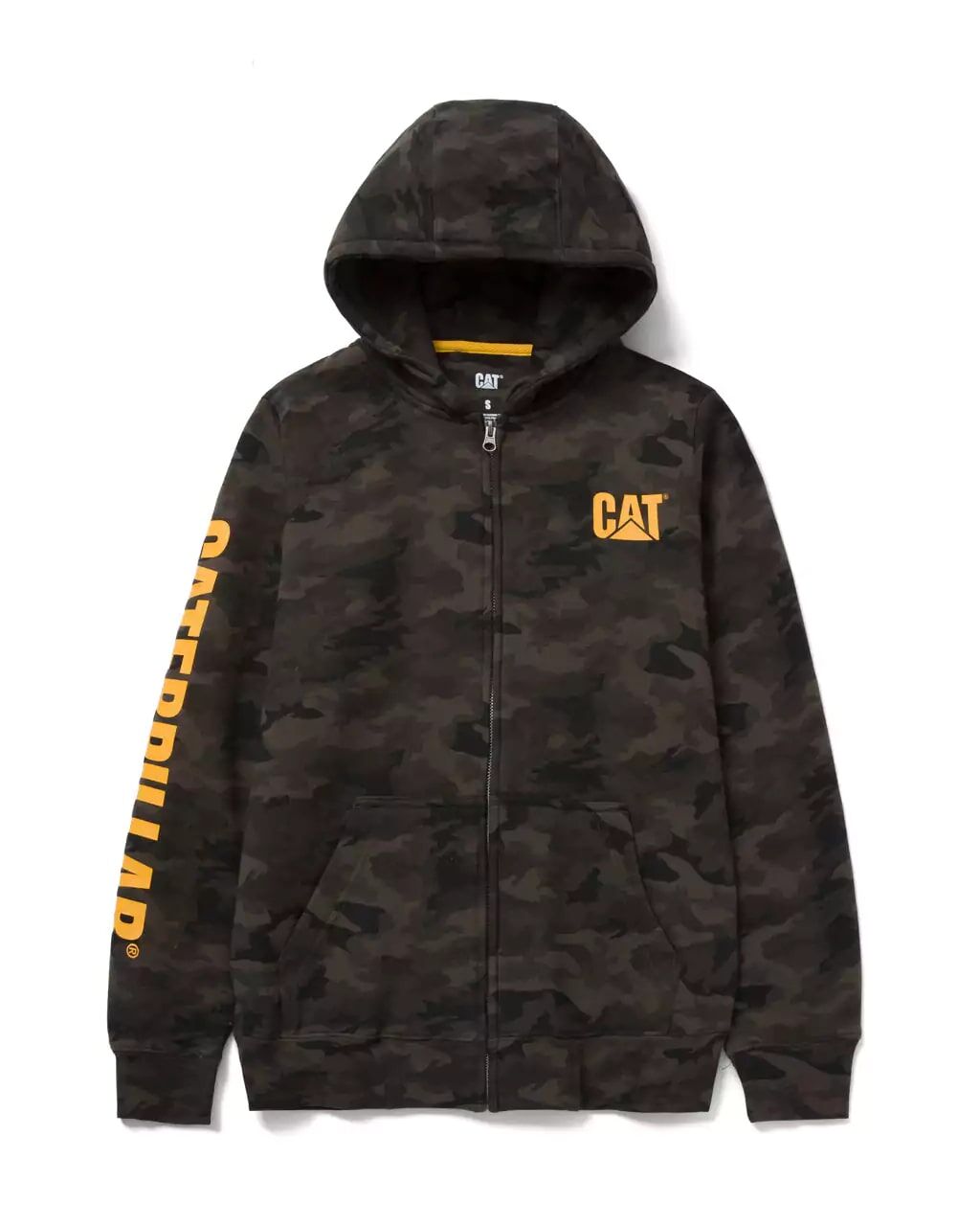 CAT Women's Trademark Banner Full Zip Hoodie in Night Camo