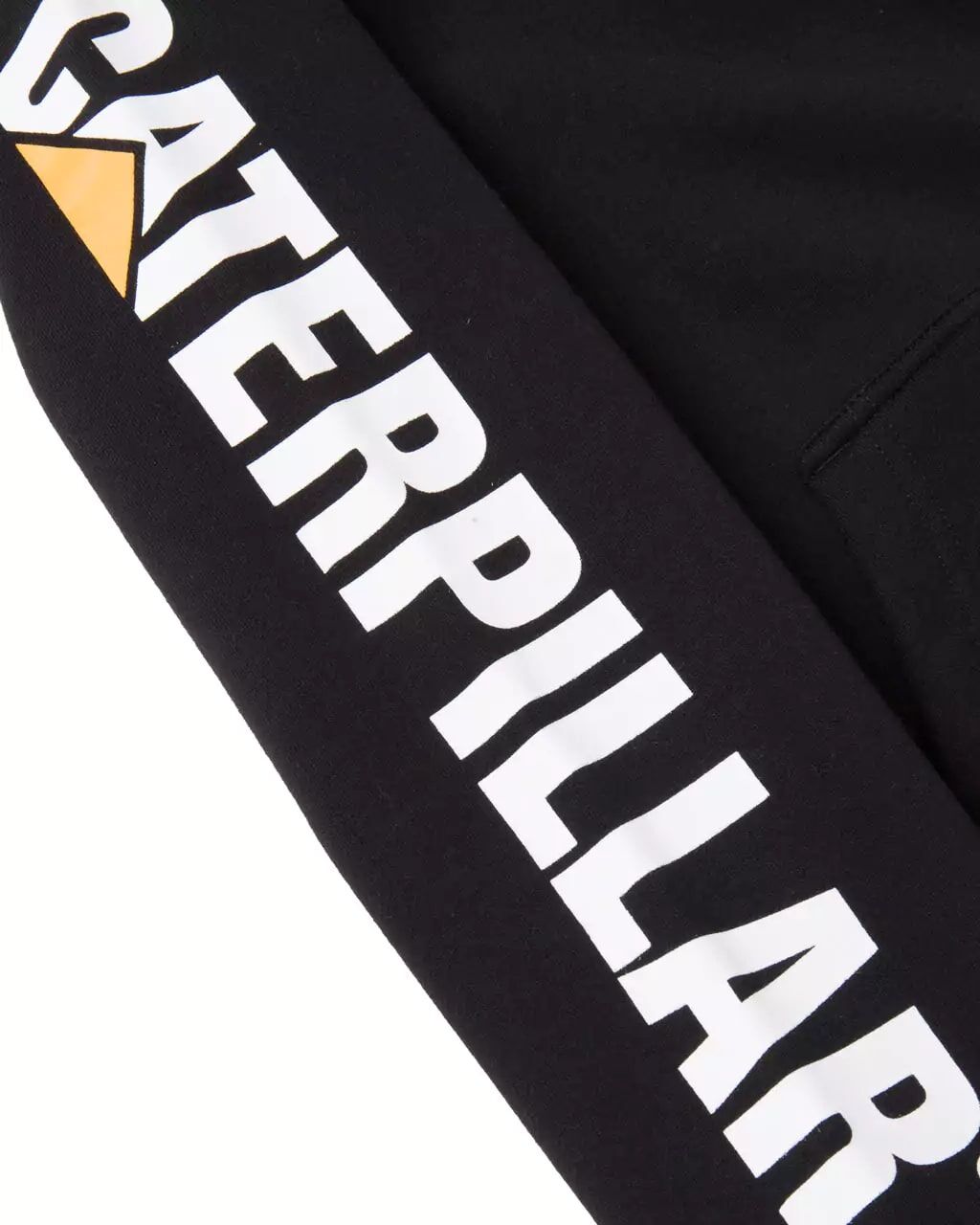 CAT Women's Trademark Banner Pullover Hoodie in Black
