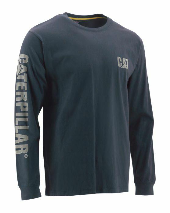 CAT Men's Trademark Banner Long Sleeve T-Shirt