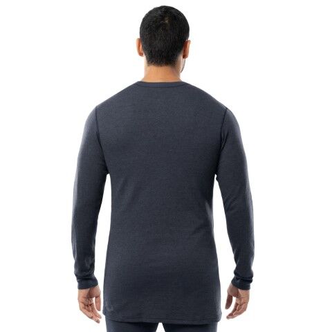 Indera Mills Men's Authentic Wool Plus Crew in Navy