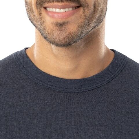 Indera Mills Men's Authentic Wool Plus Crew in Navy