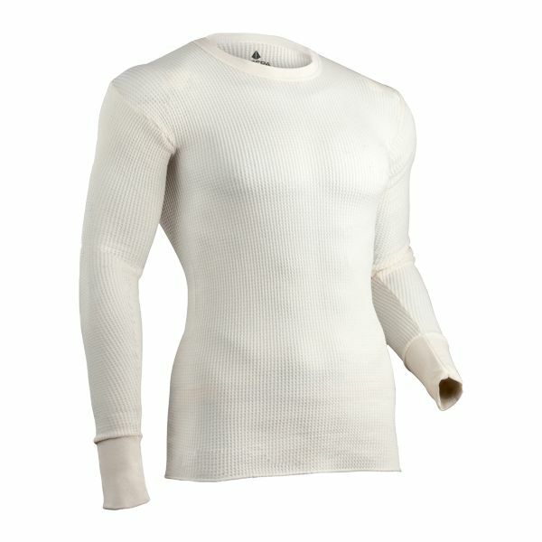 Indera Mills Men's Long Sleeve Long Johns in White