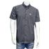 Cowboy Hardware Men's Geo Floral Short Sleeve Western Shirt in Black