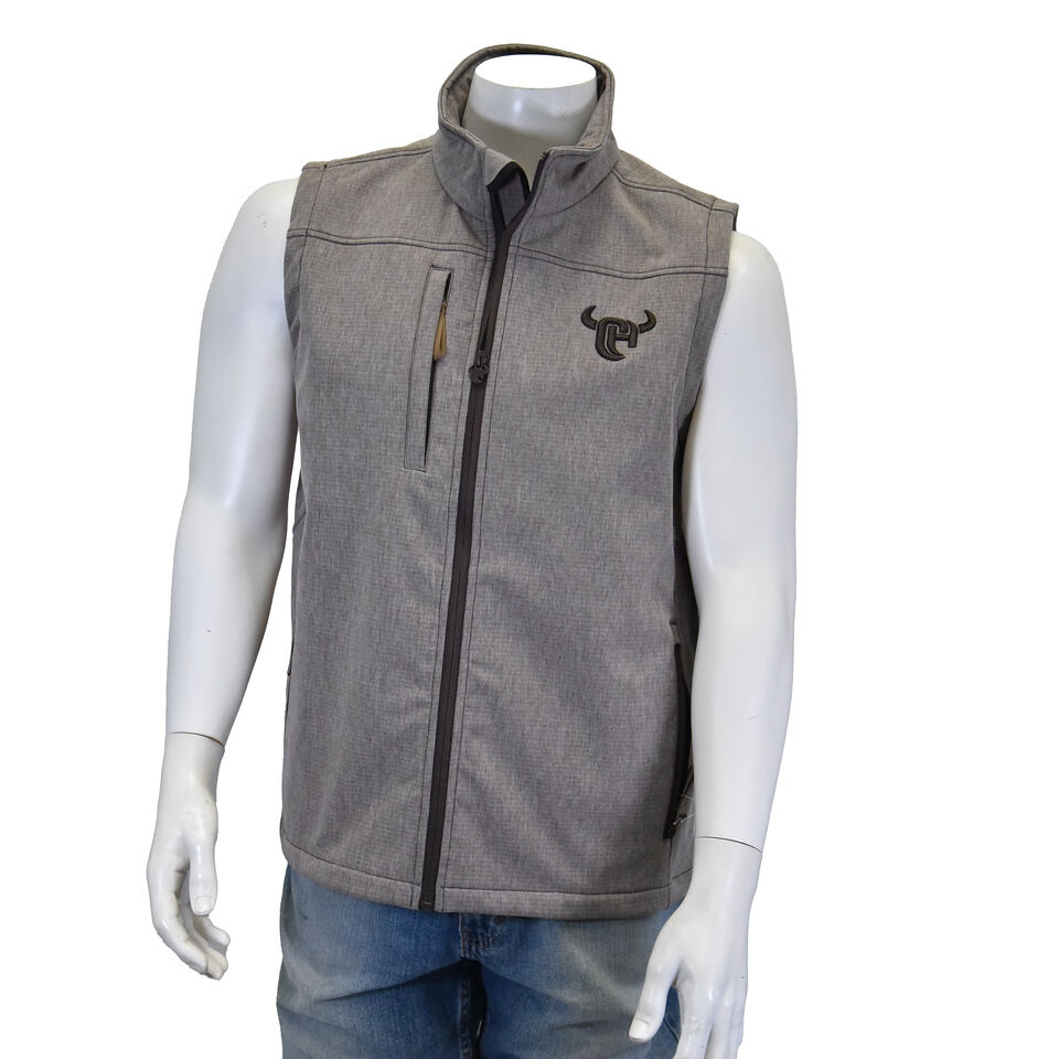Cowboy Hardware Men's 3D Logo Soft Shell Vest