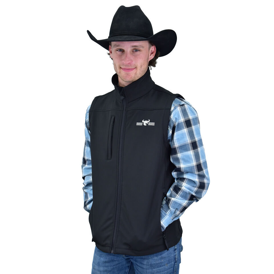 Cowboy Hardware Men's CH Fence Polyshell Vest